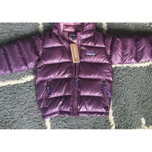 Patagonia down jacket 6-12 months NEW WITH TAGS